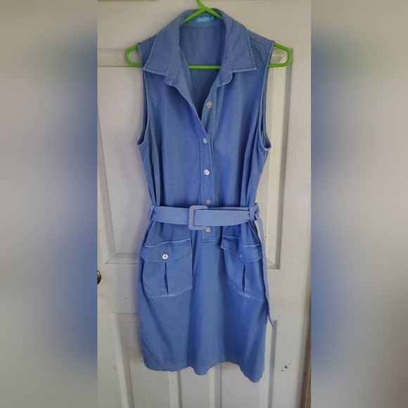 J.Mclaughlin Button Down Sleeveless Womans Dress, Size 8 - Picture 3 of 7